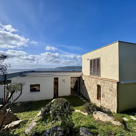 D'architecte A Abbartello, Vue Et Acces Villa