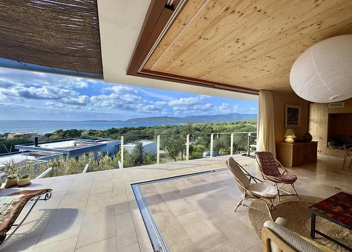 D'architecte A Abbartello, Vue Et Acces * Olmeto (Corsica)