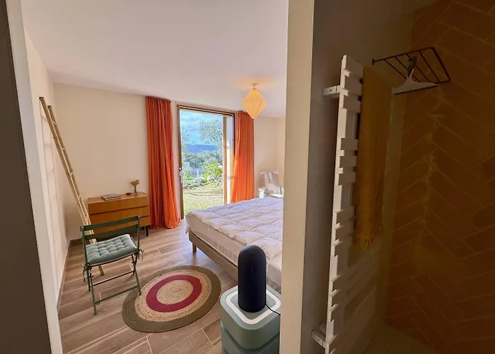 D'architecte A Abbartello, Vue Et Acces Villa