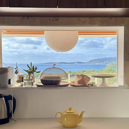 D'architecte à Abbartello, Vue Et Accès Villa Olmeto (Corsica)