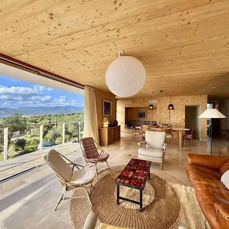 D'architecte A Abbartello, Vue Et Acces Villa